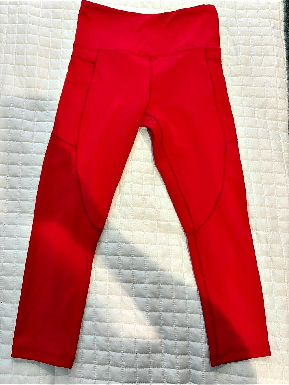 Zyia Active Pocket Leggings Red Size 4
